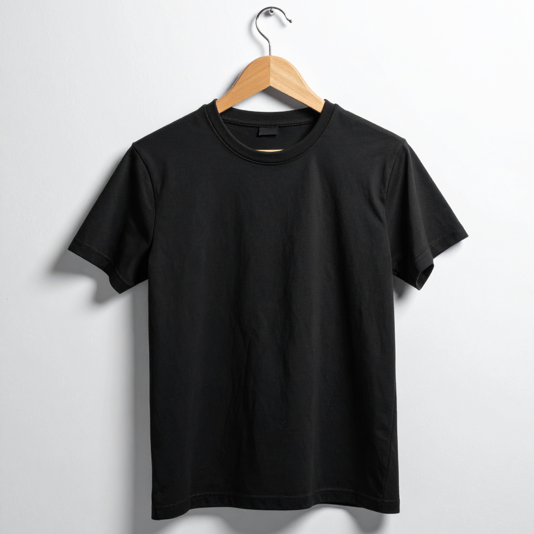 Men Black Oversized Cotton T-shirt