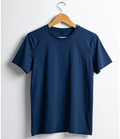 Men Royal Blue Oversized Cotton T-shirt